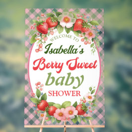 Berry Sweet Baby Shower Welkom Bord
