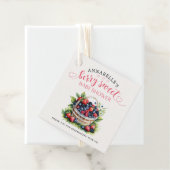 Berry Sweet Baby shower Wilde bessen Bedankjes Labels (In situ)