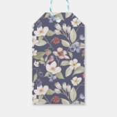 Berry Sweet Baby shower Wilde bessen & bloemen Cadeaulabel (Achterkant)