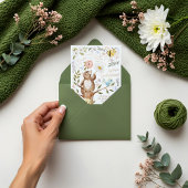 Berry Sweet Baby shower Wilde bessen & bloemen Folie Uitnodiging