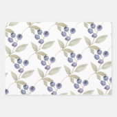 Berry Sweet Baby shower Wilde bessen & bloemen Inpakpapier Vel (Voorkant 3)