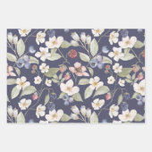 Berry Sweet Baby shower Wilde bessen & bloemen Inpakpapier Vel (Voorkant)