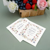 Berry Sweet Baby shower Wilde bessen & bloemen Servet