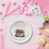 Berry Sweet Baby shower Wilde bessen Papieren Bordje (Feest)
