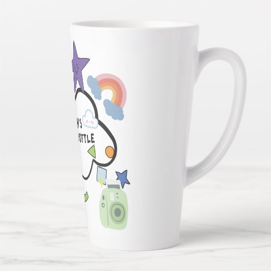 Berry Sweet Beer Sleutelhanger - Adorably Tiny & T Latte Mok (Rechts)