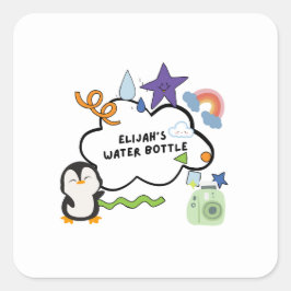 Berry Sweet Beer Sleutelhanger - Adorably Tiny & T Vierkante Sticker