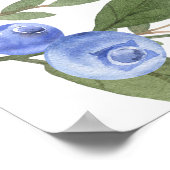 Berry Sweet Berries Baby shower Welkomstbord Poster (Hoek)