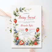 Berry Sweet Berries Garden Neutral Baby Shower Kaart