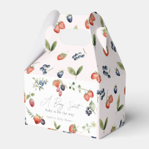 Berry Sweet Berries Meisje Baby shower Bedankdoosjes
