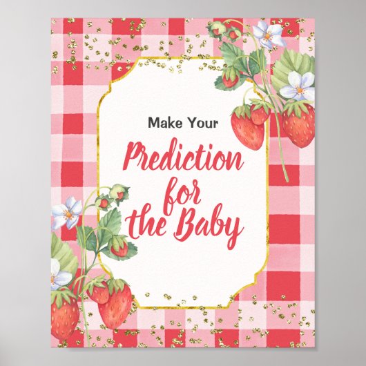 Berry Sweet Berries Predications for baby Poster (Voorkant)
