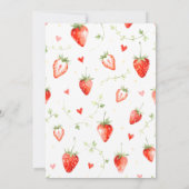 Berry Sweet Berries Vines Garden Baby Shower Kaart (Achterkant)