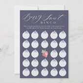 Berry Sweet Bingo Baby shower Game Kaart (Voorkant)