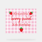 Berry Sweet Birthday Acryl Bord (Voorkant)