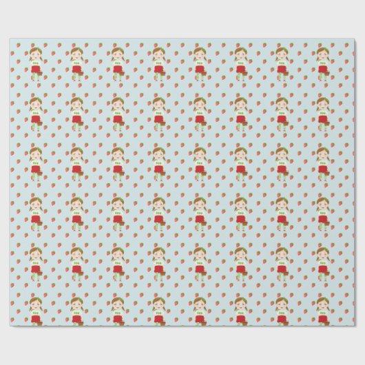 Berry Sweet Birthday Cadeaupapier (Vlak)