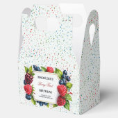 Berry Sweet Birthday Favor Box Strawberry Theme Bedankdoosjes (Geopend)