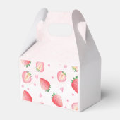 Berry Sweet Birthday Favor Box Strawberry Theme Bedankdoosjes (Achterkant)