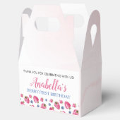 Berry Sweet Birthday Favor Box Strawberry Theme Bedankdoosjes (Geopend)