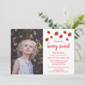 Berry Sweet Birthday Kaart (Staand voorkant)