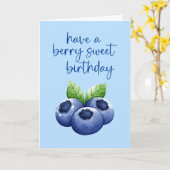 Berry Sweet Birthday Kaart (Gele Bloem)
