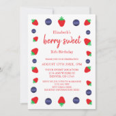 Berry Sweet Birthday Kaart (Voorkant)