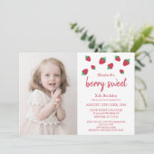 Berry Sweet Birthday Kaart (Staand voorkant)