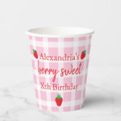 Berry Sweet Birthday Papieren Bekers (Voorkant)