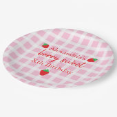 Berry Sweet Birthday Papieren Bordje (Gekanteld)