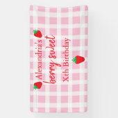 Berry Sweet Birthday Spandoek (Verticaal)