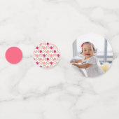 Berry Sweet Birthday Strawberry Pink Confetti (Voorkanten)