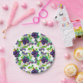 Berry Sweet Blackberries Blossom Papieren Bordje (Feest)