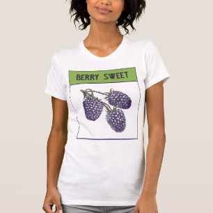 Berry Sweet Blackberries Seed Packet Graphic T-shirt