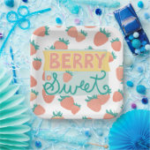Berry Sweet Blocked Papieren Bordje (Feest)