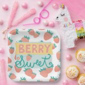 Berry Sweet Blocked Papieren Bordje (Feest)