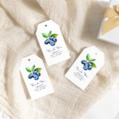 Berry Sweet Blueberries Baby shower Cadeaulabel