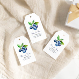 Berry Sweet Blueberries Baby shower Cadeaulabel