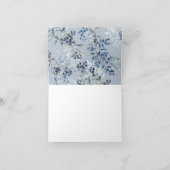 Berry Sweet Blueberry Baby shower bedankje Bedankkaart (Binnen)