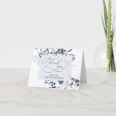 Berry Sweet Blueberry Baby shower bedankje Bedankkaart (Voorkant)