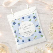 Berry Sweet Blueberry Baby shower Bedankzakje (Geknipt)