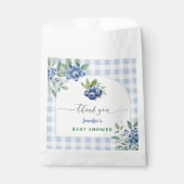 Berry Sweet Blueberry Baby shower Bedankzakje (Voorkant)