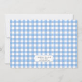 Berry Sweet Blueberry Baby shower Dank je wel Bedankkaart (Achterkant)