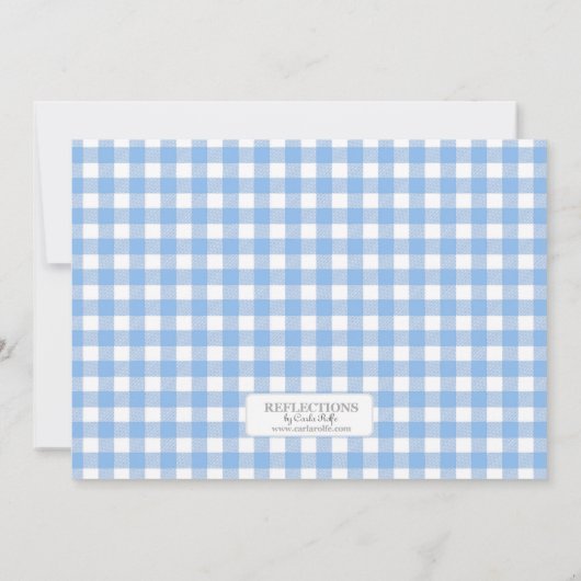 Berry Sweet Blueberry Baby shower Dank je wel Bedankkaart (Achterkant)