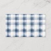 Berry Sweet Blueberry Baby shower Enclosure Kaart (Achterkant)