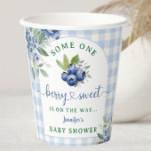 Berry Sweet Blueberry Baby shower Papieren Bekers