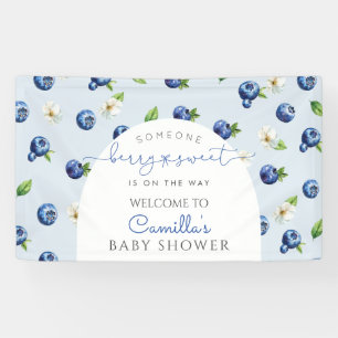 Berry Sweet Blueberry Baby shower Spandoek