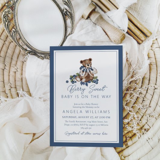 Berry Sweet Blueberry Beer Baby Jongensdouche Kaart