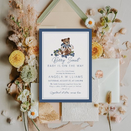 Berry Sweet Blueberry Beer Baby Jongensdouche Kaart