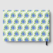 Berry Sweet Blueberry Floral Baby Shower Gastenboek (Achterkant)