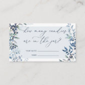 Berry Sweet Blueberry Raad hoeveel Snoepjes Kaart (Voorkant)