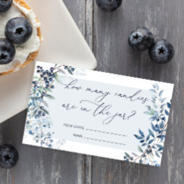 Berry Sweet Blueberry Raad hoeveel Snoepjes Kaart