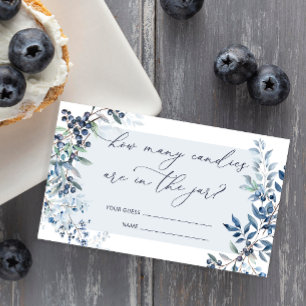 Berry Sweet Blueberry Raad hoeveel Snoepjes Kaart